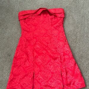 Lucy in the sky red dress